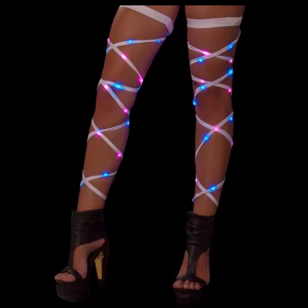LED Light-Up Leg Wraps - Festival Rave
Glow Leg Wrap Straps for Women